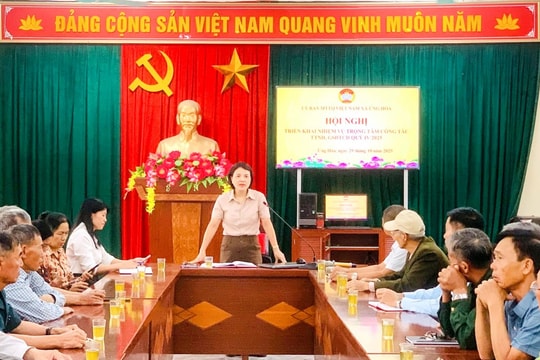 MTTQ xã Ứng Hòa: Nâng cao vai trò Thanh tra nhân dân, Giám sát đầu tư cộng đồng