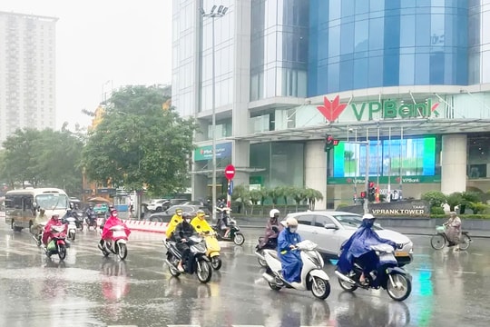 Bắc Bộ giảm nhiệt, ngày có mưa rải rác