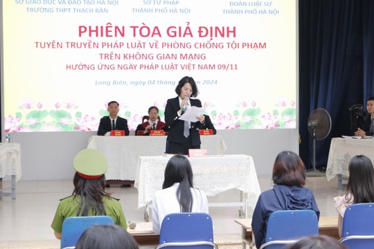 Hà Nội: Lan tỏa tinh thần thượng tôn pháp luật trong nhân dân