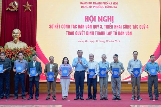 Phường Đống Đa thành lập 59 tổ dân vận