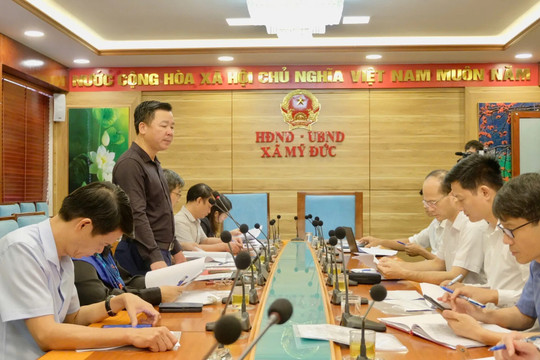 Đẩy nhanh tiến độ giải ngân vốn đầu tư phát triển vùng dân tộc xã Mỹ Đức