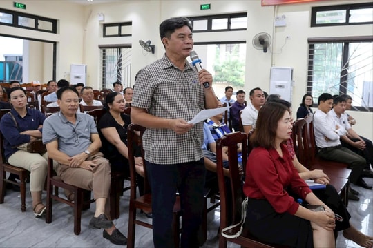 Nhân dân xã Xuân Mai kiến nghị nhiều vấn đề dân sinh