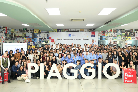 Piaggio Việt Nam vinh dự được chứng nhận “Great Place To Work 2025” tại Việt Nam