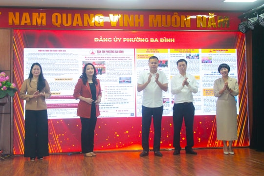 Ra mắt kênh thông tin tuyên truyền “Bản tin phường Ba Đình”