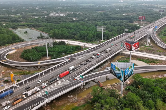 TP Hồ Chí Minh: Hình ảnh mới nhất về 2 nút giao quan trọng và đoạn Vành đai 3 trên cao
