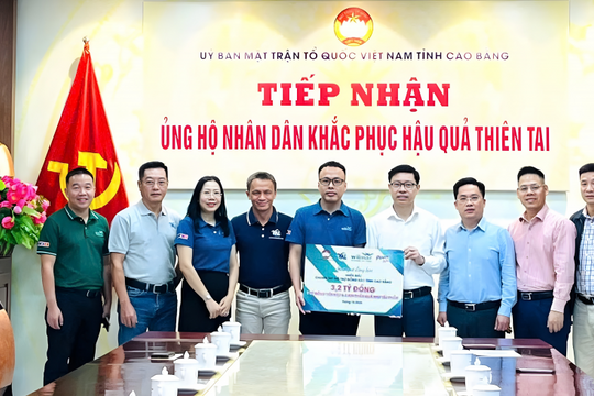 Tập đoàn Wilmar CLV trao tặng 15 tỉ đồng hỗ trợ người dân khắc phục hậu quả bão lũ