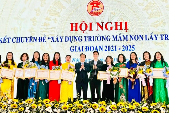Hà Nội hoàn thành mục tiêu 100% trường mầm non "Lấy trẻ làm trung tâm"