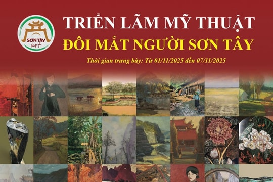 “Đôi mắt người Sơn Tây” - tình quê trong sắc màu đương đại