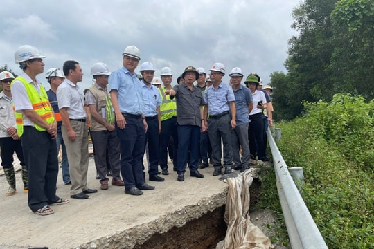 Nghiên cứu kỹ phương án khắc phục dứt điểm sạt lở, nứt mặt đường cao tốc La Sơn - Hoà Liên