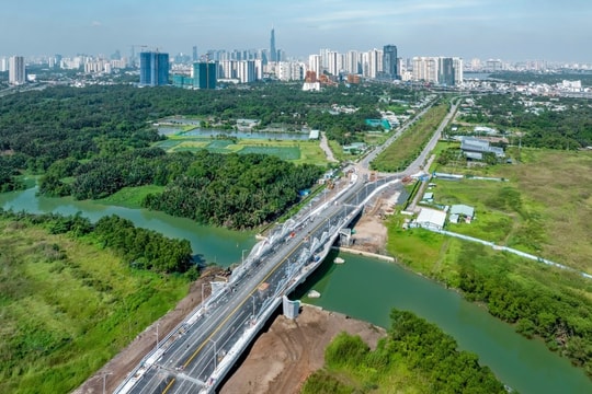 Toàn cảnh tuyến đường Liên Phường sắp thông xe, mở ra mạch giao thông