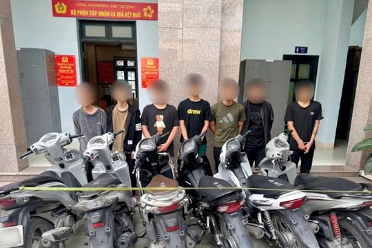 Hà Nội: Nhóm thanh thiếu niên gây ra hàng loạt vụ trộm xe máy