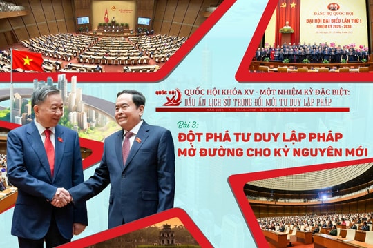 Quốc hội khóa XV - Một nhiệm kỳ đặc biệt: Dấu ấn lịch sử trong đổi mới tư duy lập pháp Bài 3: Đột phá tư duy - mở đường cho kỷ nguyên mới