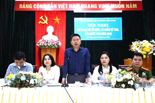 Phường Kiến Hưng nâng cao chất lượng phục vụ trong giải quyết thủ tục hành chính