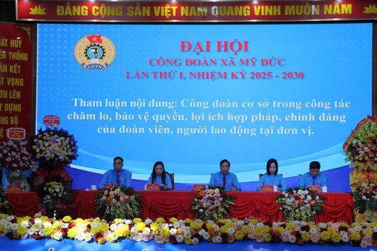 Công đoàn xã Mỹ Đức đổi mới tuyên truyền, nâng cao hiệu quả các phong trào thi đua yêu nước