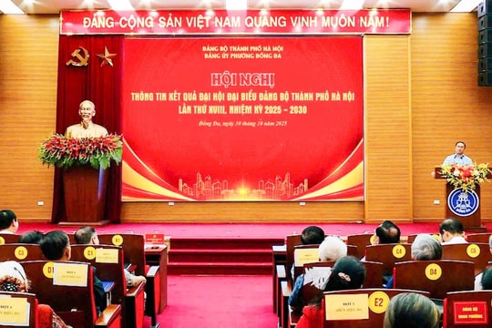 Phường Đống Đa: Quán triệt Nghị quyết Đại hội Đảng bộ Hà Nội XVIII