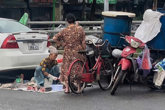 Chợ cóc, chợ tạm lấn vỉa hè, đường giao thông, gây ô nhiễm môi trường