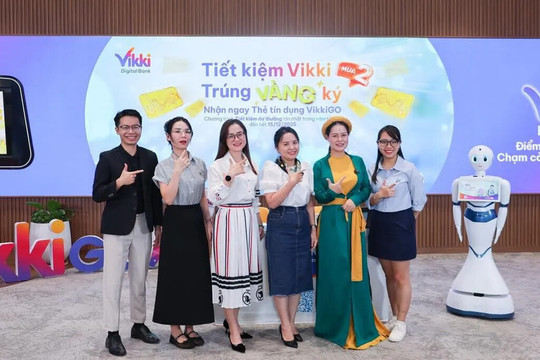 Gửi tiết kiệm tại Vikki Bank: Nhận quà vàng mỗi ngày, trúng lớn tới 1 ký vàng