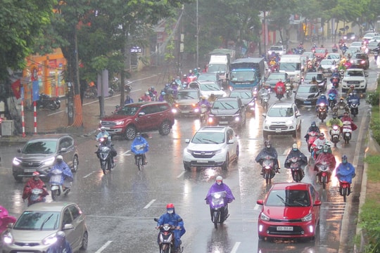 Bắc Bộ mưa diện rộng, trời lạnh