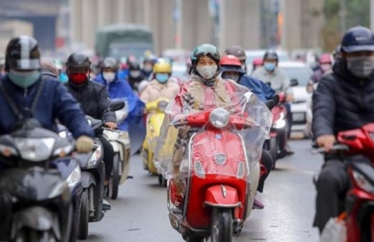 Mưa, lạnh bao trùm miền Bắc