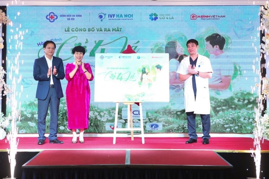 "Hành trình Cỏ bốn lá": Trao cơ hội, gieo hy vọng cho những gia đình hiếm muộn