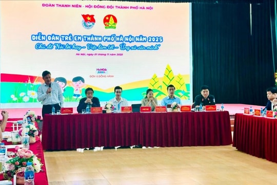 Hà Nội tổ chức Diễn đàn trẻ em năm 2025