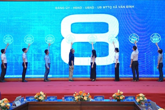 Xã Vân Đình đẩy mạnh cải cách hành chính, chuyển đổi số