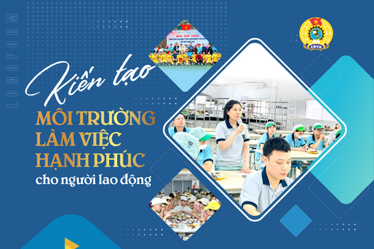 Kiến tạo môi trường làm việc hạnh phúc cho người lao động