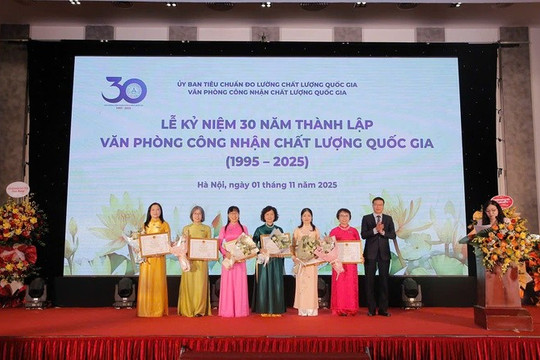 Hành trình ba thập kỷ nỗ lực, cống hiến vì chất lượng và uy tín quốc gia