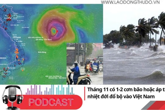 Điểm những tin nổi bật sáng ngày 2/11/2025: Tháng 11, khả năng có 1-2 cơn bão, áp thấp nhiệt đới ảnh hưởng tới đất liền Việt Nam