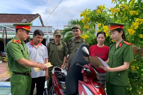 Công an Cà Mau huy động sức dân làm sạch dữ liệu quản lý phương tiện