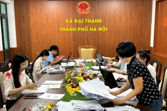 Xã Đại Thanh: Cả hệ thống chính trị vào cuộc làm sạch dữ liệu về đất đai