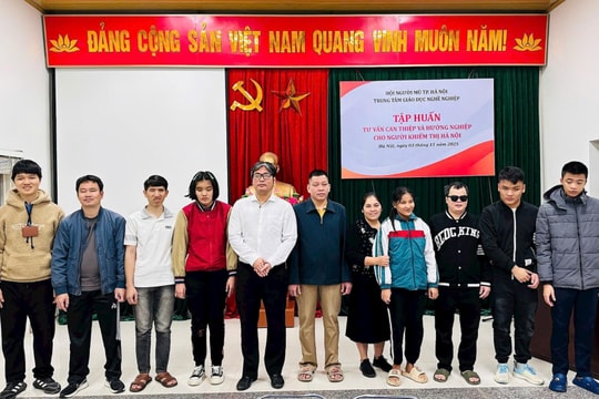 Tư vấn can thiệp và hướng nghiệp cho người khiếm thị Thủ đô