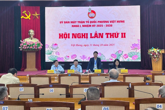 Ủy ban MTTQ Việt Nam phường Việt Hưng triển khai chương trình hành động nhiệm kỳ 2025 - 2030