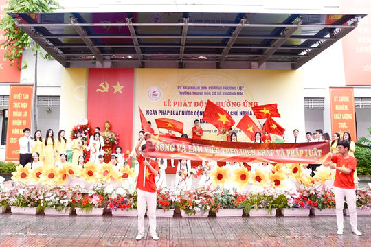 Phường Phương Liệt phát động hưởng ứng Ngày Pháp luật Việt Nam