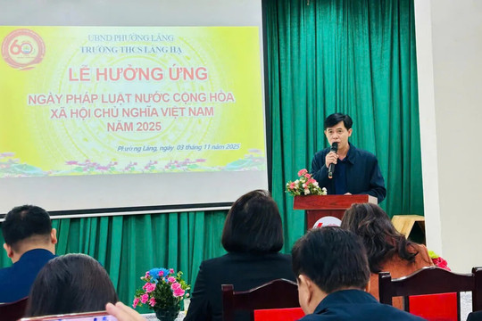 Phường Láng hưởng ứng Ngày Pháp luật Việt Nam năm 2025