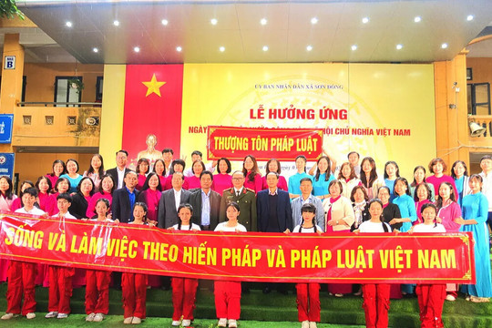 Xã Sơn Đồng: Nhiều hoạt động hưởng ứng Ngày Pháp luật Việt Nam 2025