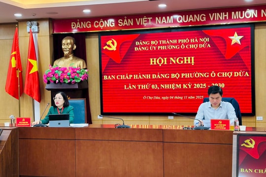 Phường Ô Chợ Dừa thu ngân sách nhà nước ước đạt hơn 1.668 tỷ đồng