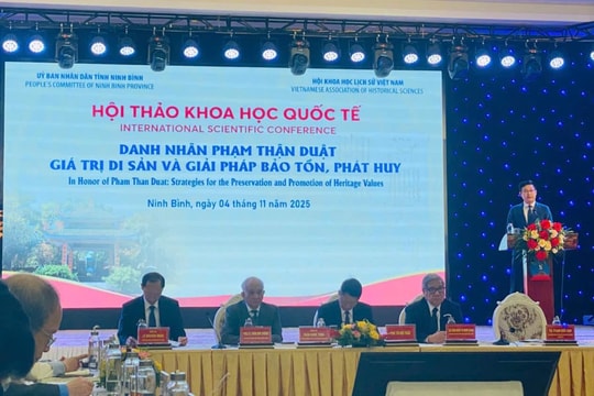 Ninh Bình tổ chức Hội thảo khoa học quốc tế tôn vinh danh nhân Phạm Thận Duật