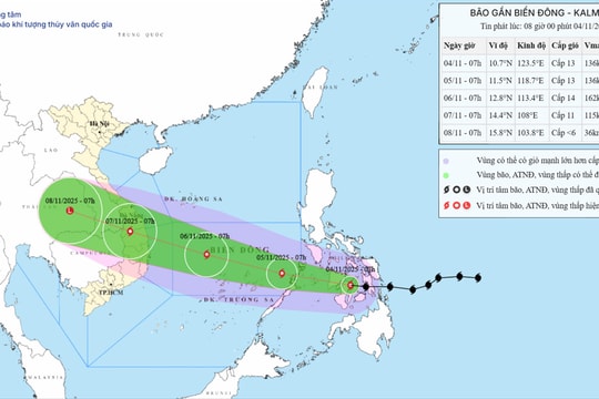 Thủ tướng yêu cầu chủ động phòng tránh, ứng phó với bão KALMAEGI