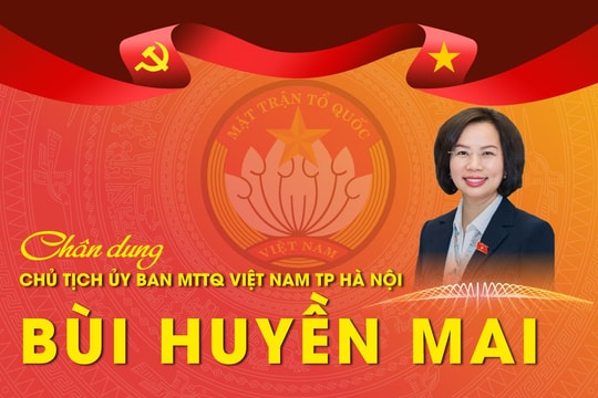 [Infographic] Chân dung Chủ tịch Ủy ban MTTQ TP Hà Nội Bùi Huyền Mai