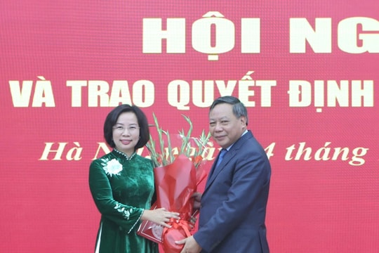 Đồng chí Bùi Huyền Mai giữ chức Bí thư Đảng ủy MTTQ Việt Nam TP Hà Nội