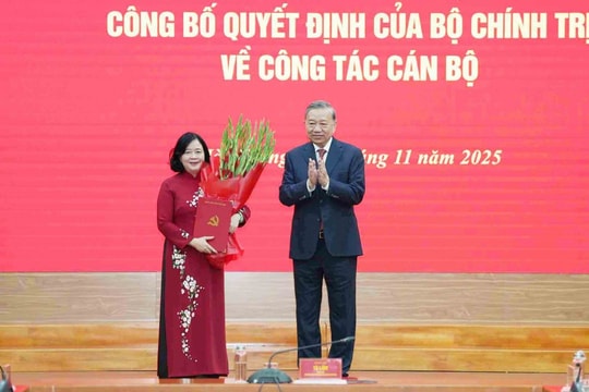 Đồng chí Bùi Thị Minh Hoài giữ chức Bí thư Đảng ủy MTTQ, các đoàn thể Trung ương