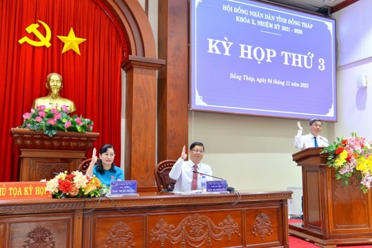 HĐND Đồng Tháp thông qua 11 nghị quyết thúc đẩy phát triển toàn diện