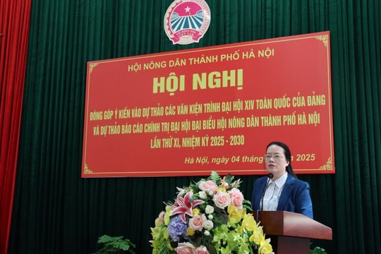 Hội Nông dân thành phố Hà Nội Nhiều ý kiến tâm huyết, trách nhiệm góp ý Dự thảo Văn kiện Đại hội Đảng lần thứ XIV