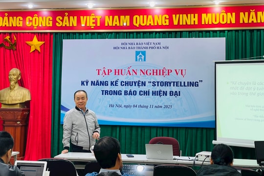 Nâng cao kỹ năng kể chuyện “Storytelling” trong báo chí hiện đại