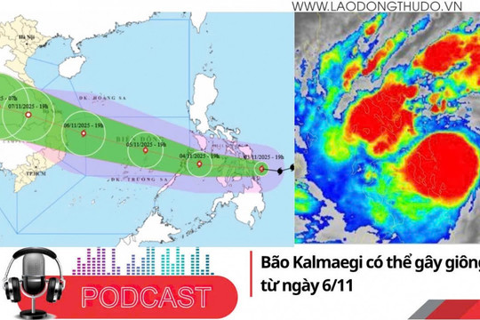 Điểm những tin nổi bật sáng ngày 4/11/2025: Bão Kalmaegi có thể gây giông lốc từ ngày 6/11