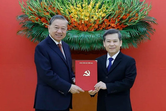 Đồng chí Lê Minh Trí giữ chức Phó Trưởng Ban Thường trực Ban Nội chính Trung ương