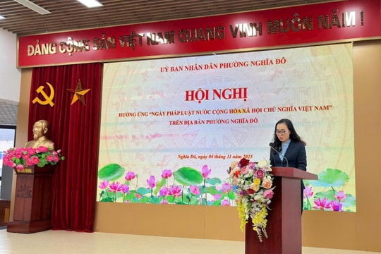 Phường Nghĩa Đô lan tỏa tinh thần thượng tôn pháp luật trong cộng đồng