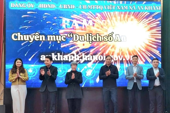 An Khánh ra mắt chuyên mục “Du lịch số xã An Khánh” và phát động 2 cuộc thi về chuyển đổi số