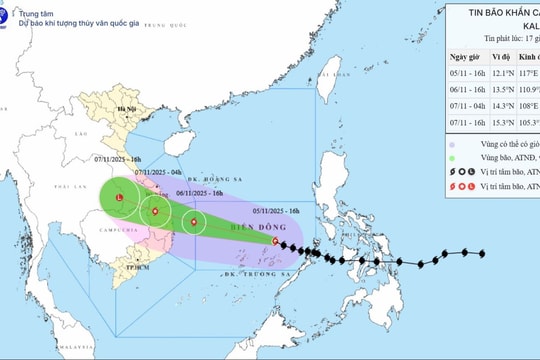 Bố trí lực lượng ứng trực sẵn tại tất cả các địa bàn trọng yếu ứng phó bão số 13